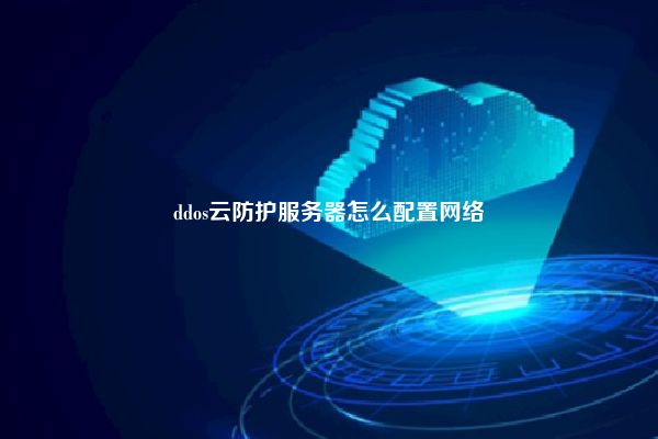 ddos云防护服务器怎么配置网络