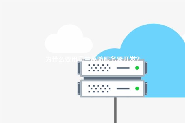 为什么要用荷兰高防服务器开发？